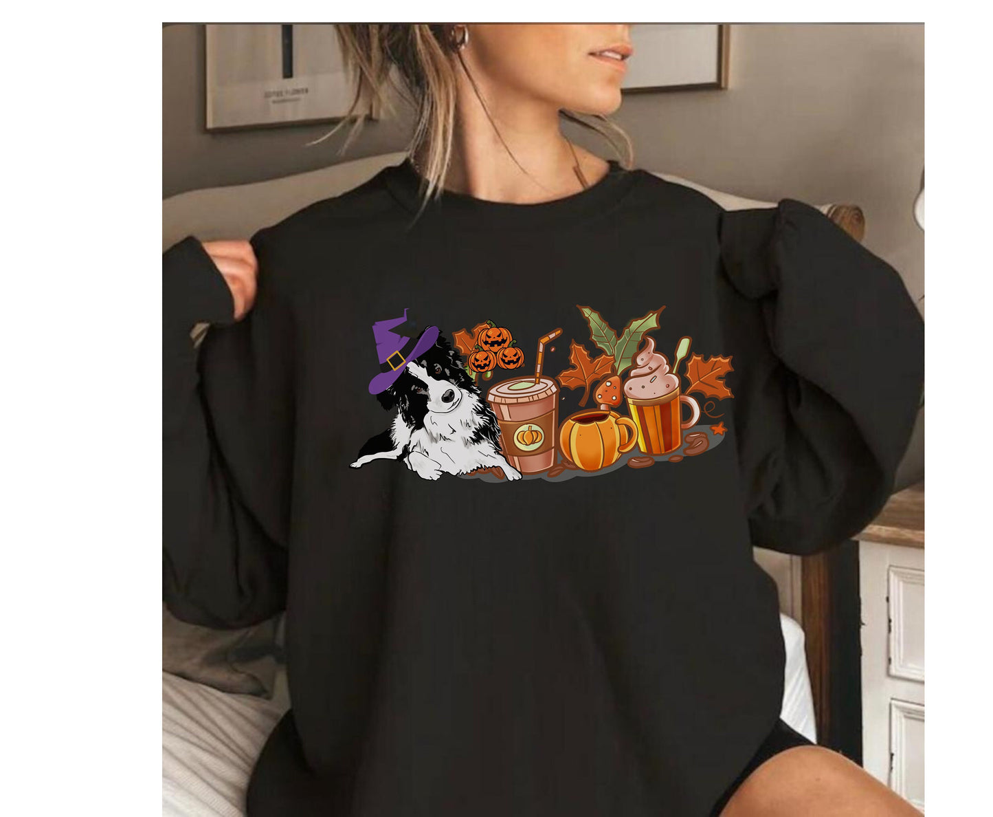 Border Collie Fall Pumpkin Spice shirt