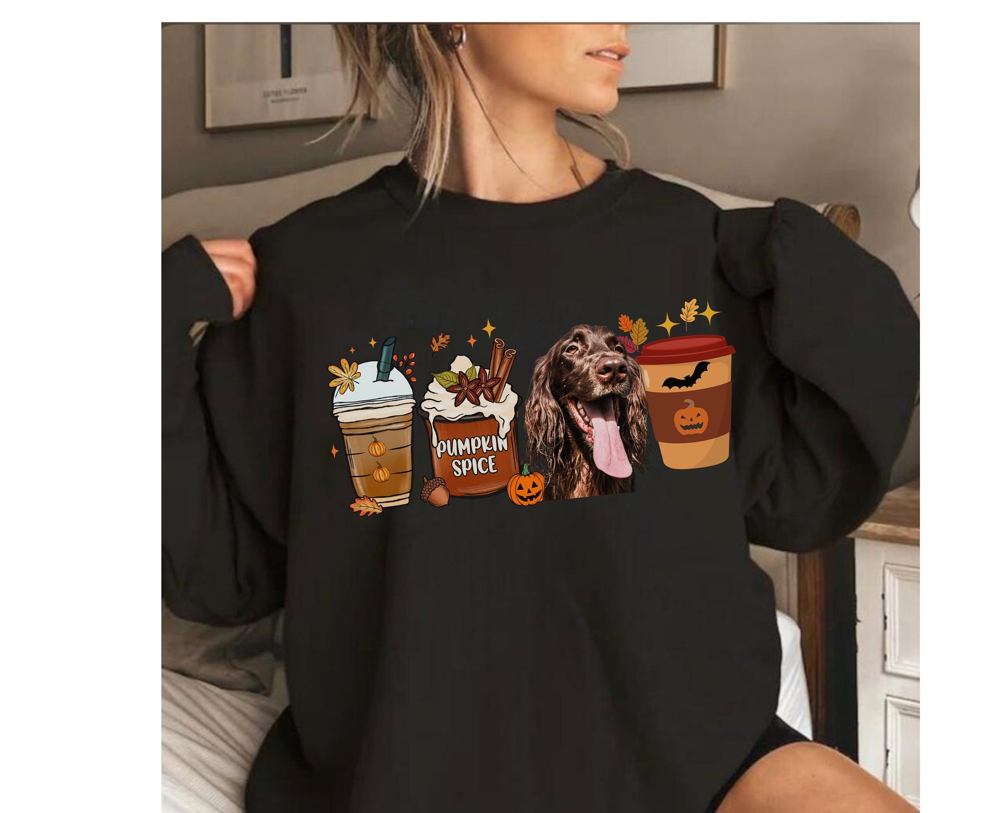 Cocker Spaniel Fall Halloween Shirt