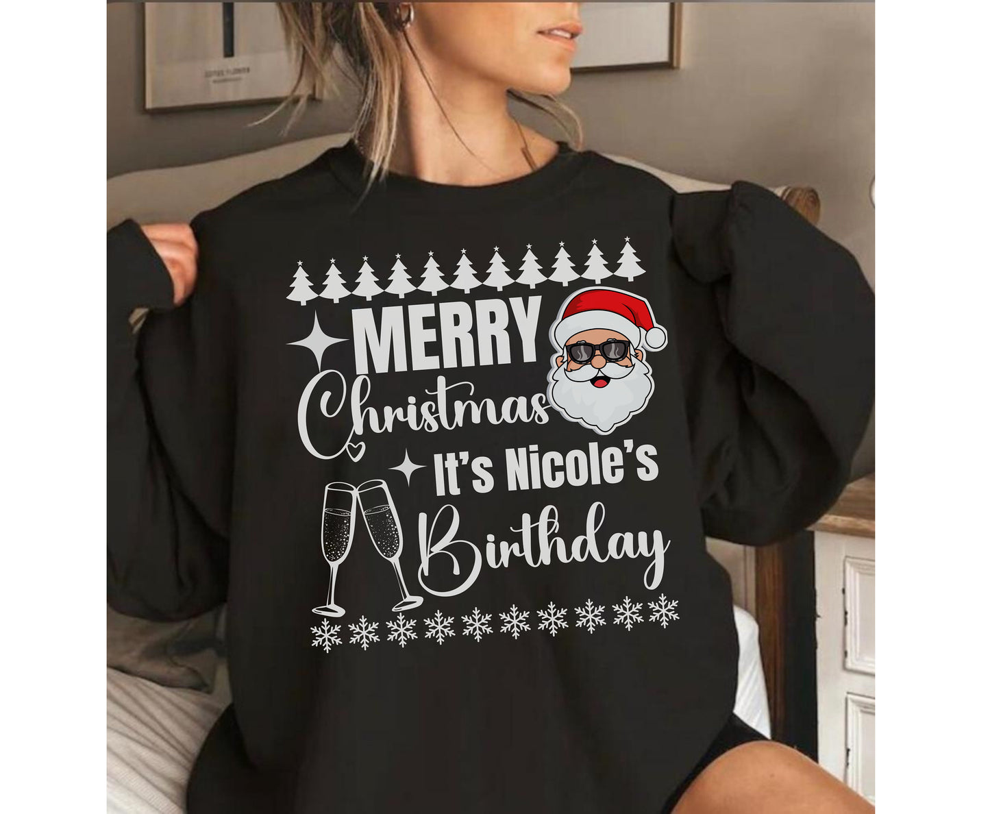 Christmas Birthday Shirt for men women Christmas Birthday gift