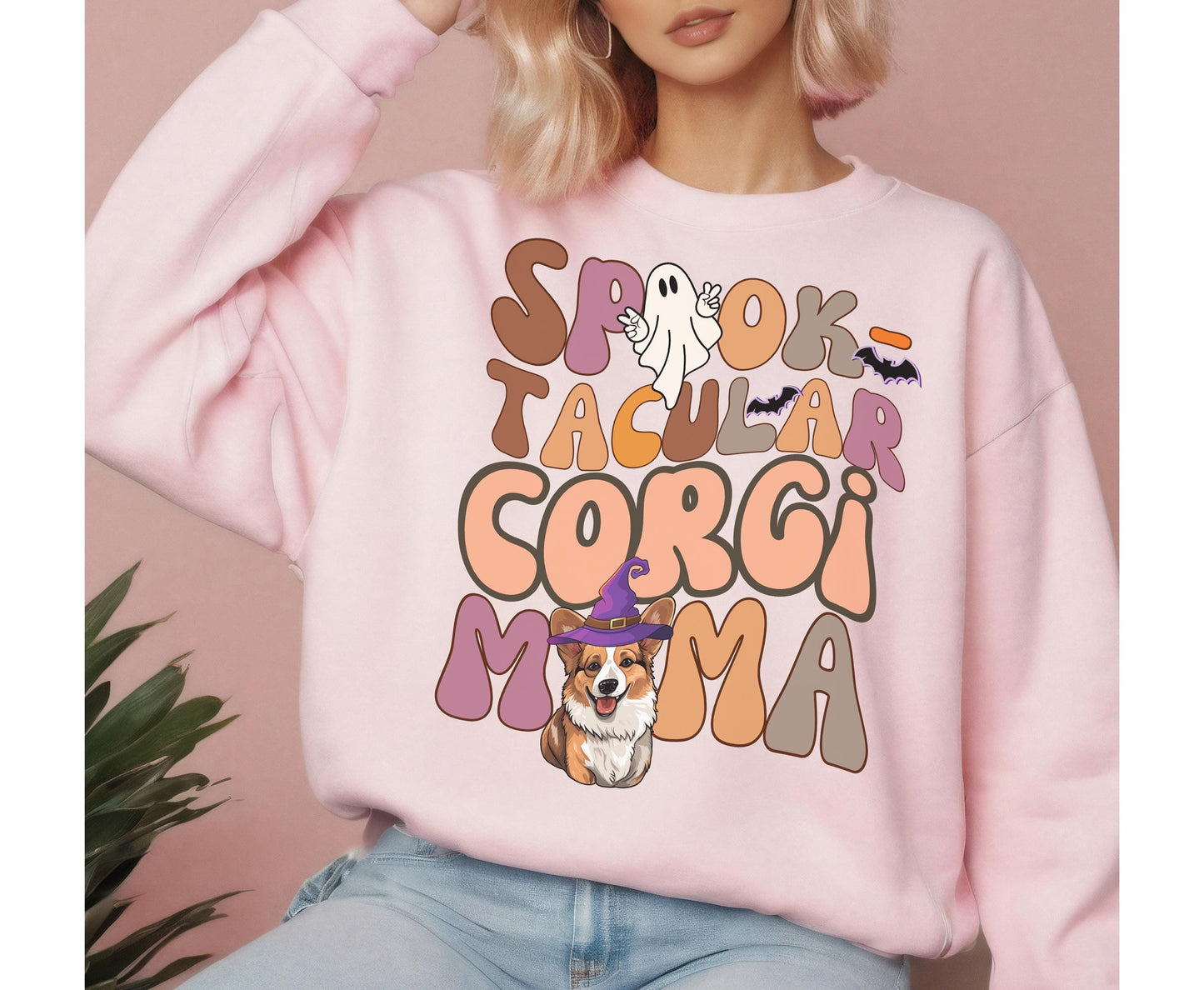 Spooktacular Corgi Mama Halloween Shirt - Trendy Unisex