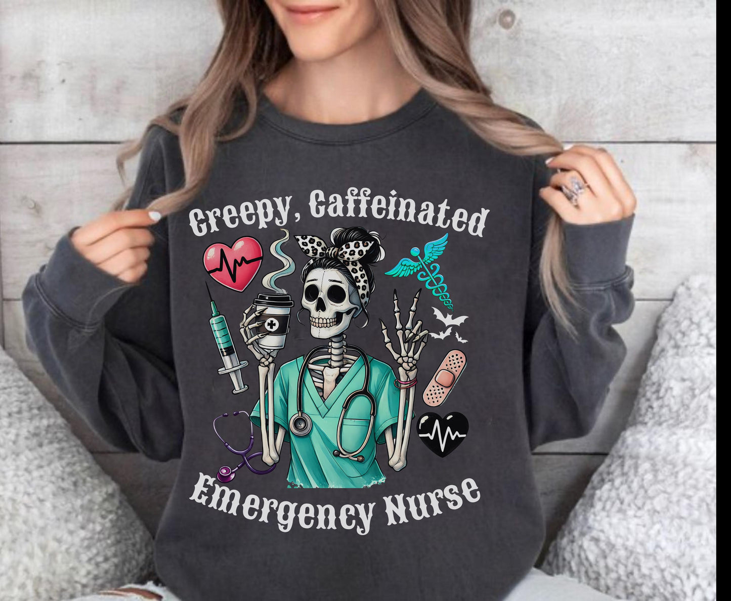 Emergency Nurse Halloween Shirt for men women