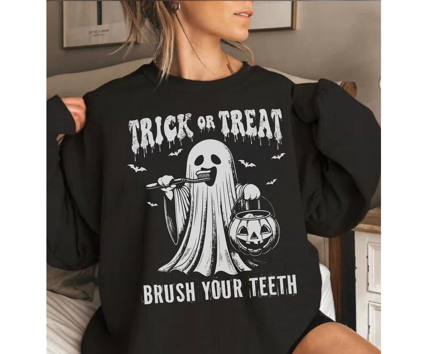 Spooky Dental Squad Hoodie - Dentist  Nurse Halloween Tee