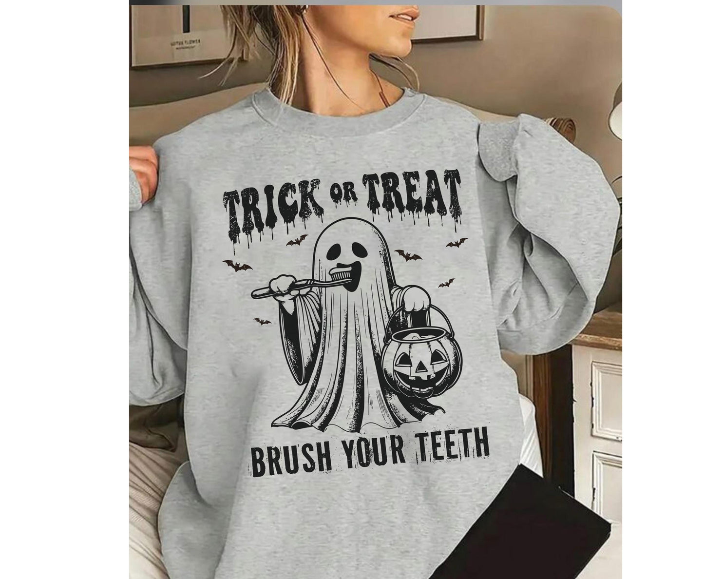 Spooky Dental Squad Hoodie - Dentist  Nurse Halloween Tee