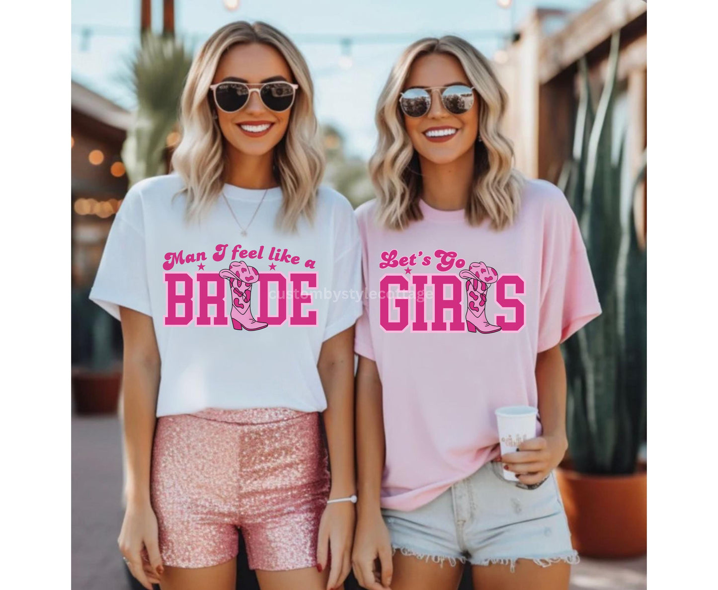 Man I feel like a bride western themed hen do last rodeo trendy gifts for bride bridesmaid bachelorette party tee shirts