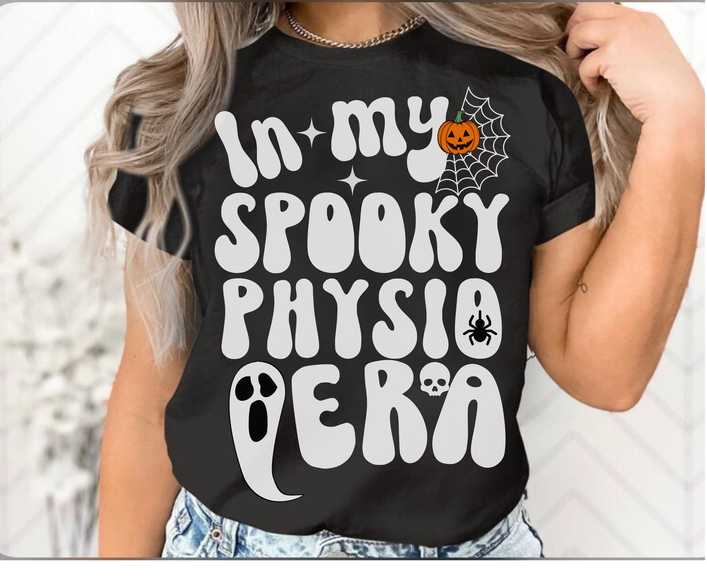 In Spooky Physio Era Halloween Shirt, Physical Therapy Shirt Physical Therapist T Shirt Physio Birthday gift, Physiotherapist Halloween gift