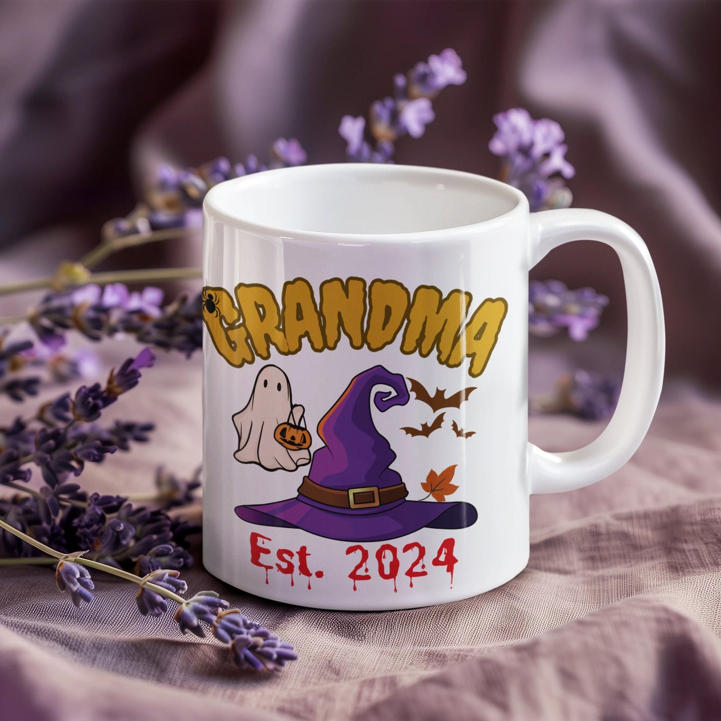 Personalized Spooky GRANDMA HALLOWEEN MUG Gift