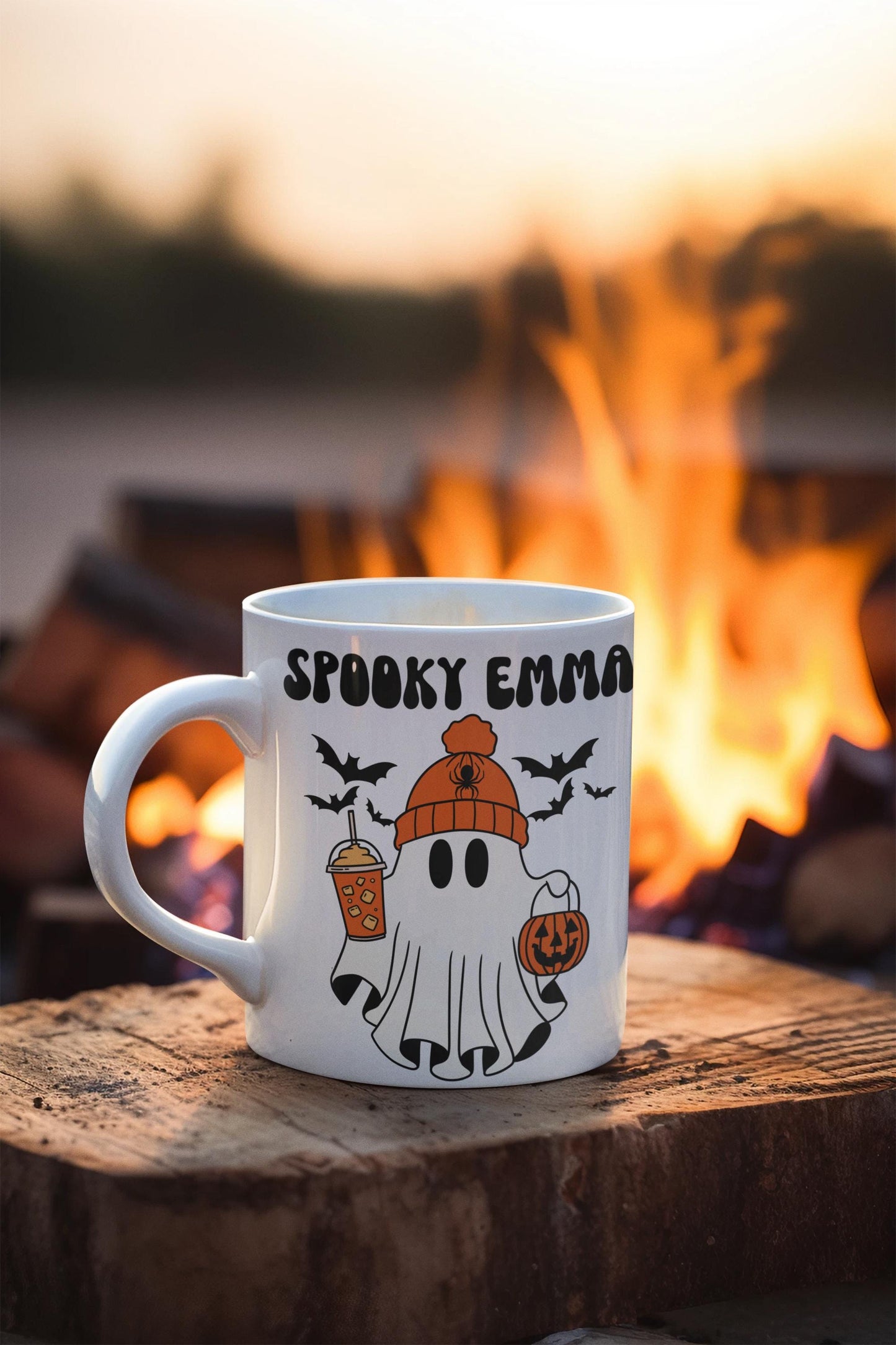 Custom Halloween coffee Mug Gifts for men women Personalize name