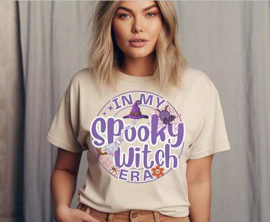 In my spooky witch era retro crewneck sweatshirt tshirt Hoodie option for halloween gifts for women gifts for her