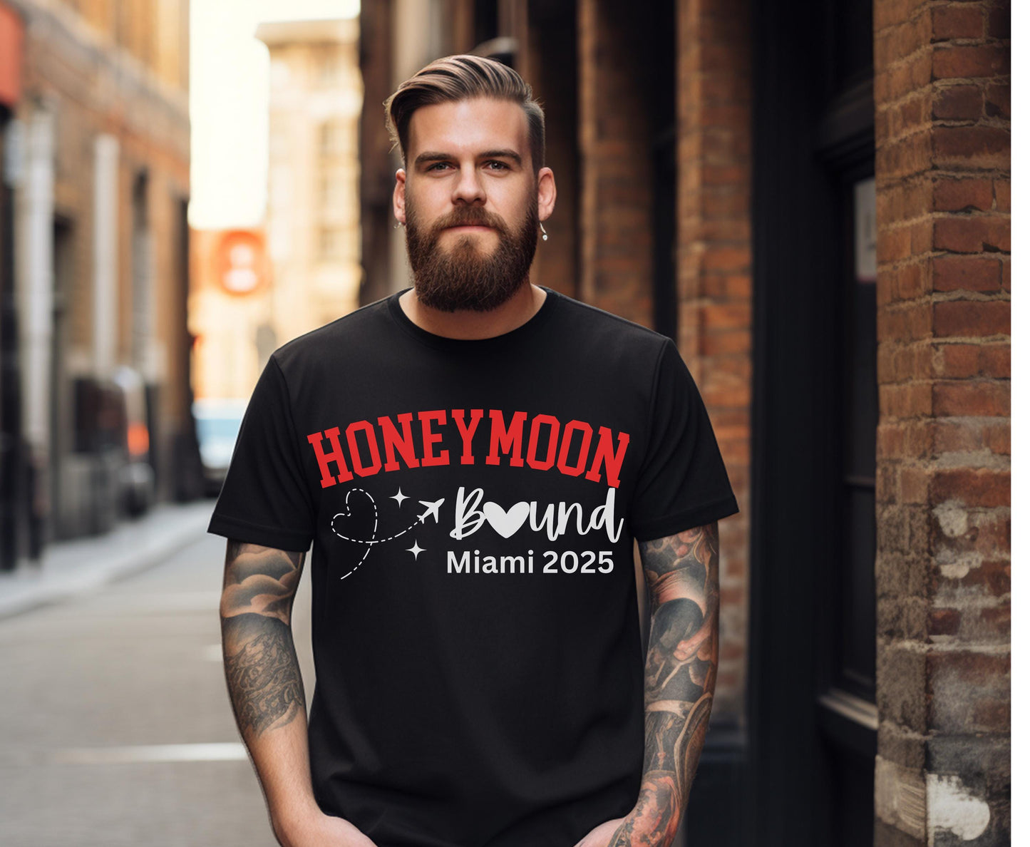 Custom Honeymoon bound shirt for men women tshirt SWEATSHIRT hoodie crewneck custom location honeymoon shirt