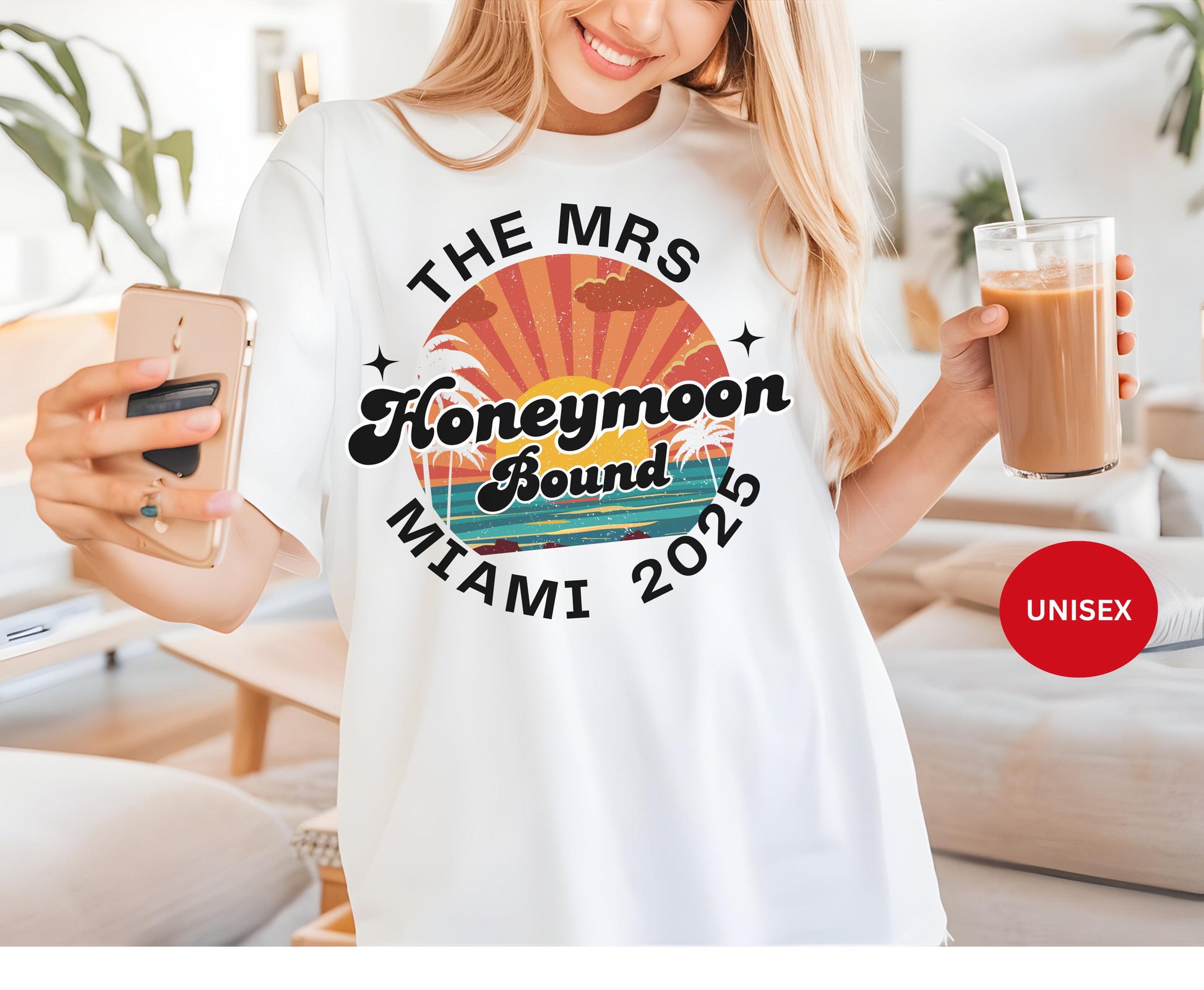 Custom Beach vacation Honeymoon shirt for men women