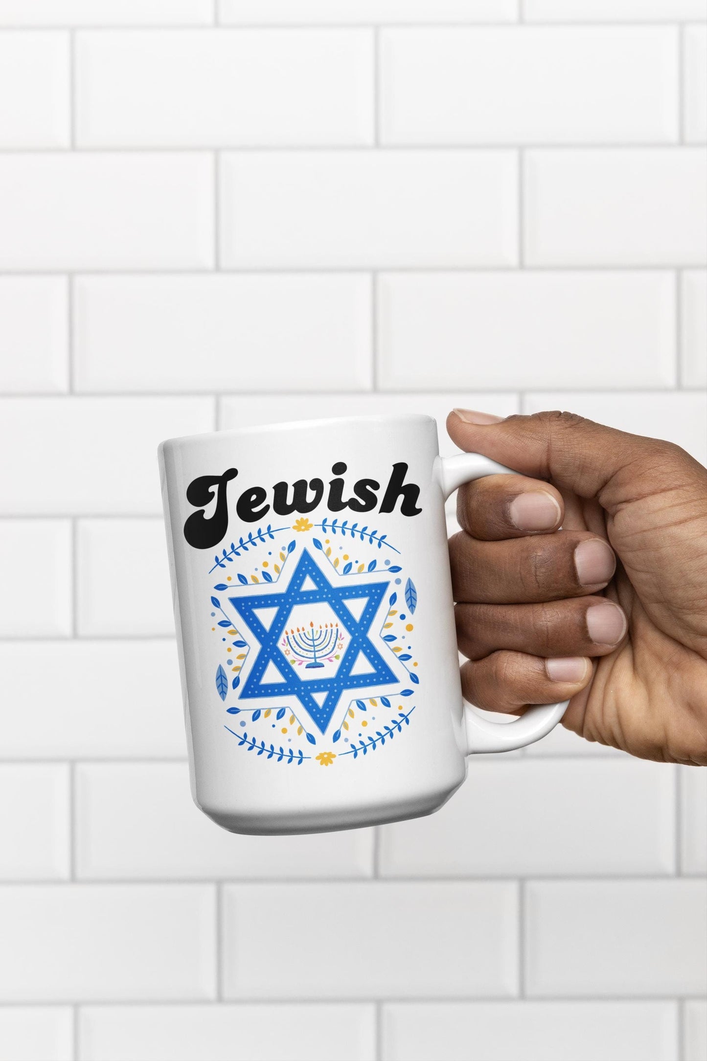 Jewish Hanukkah Mug Gifts Trendy Jewish Gift For Men Women Dad Mom