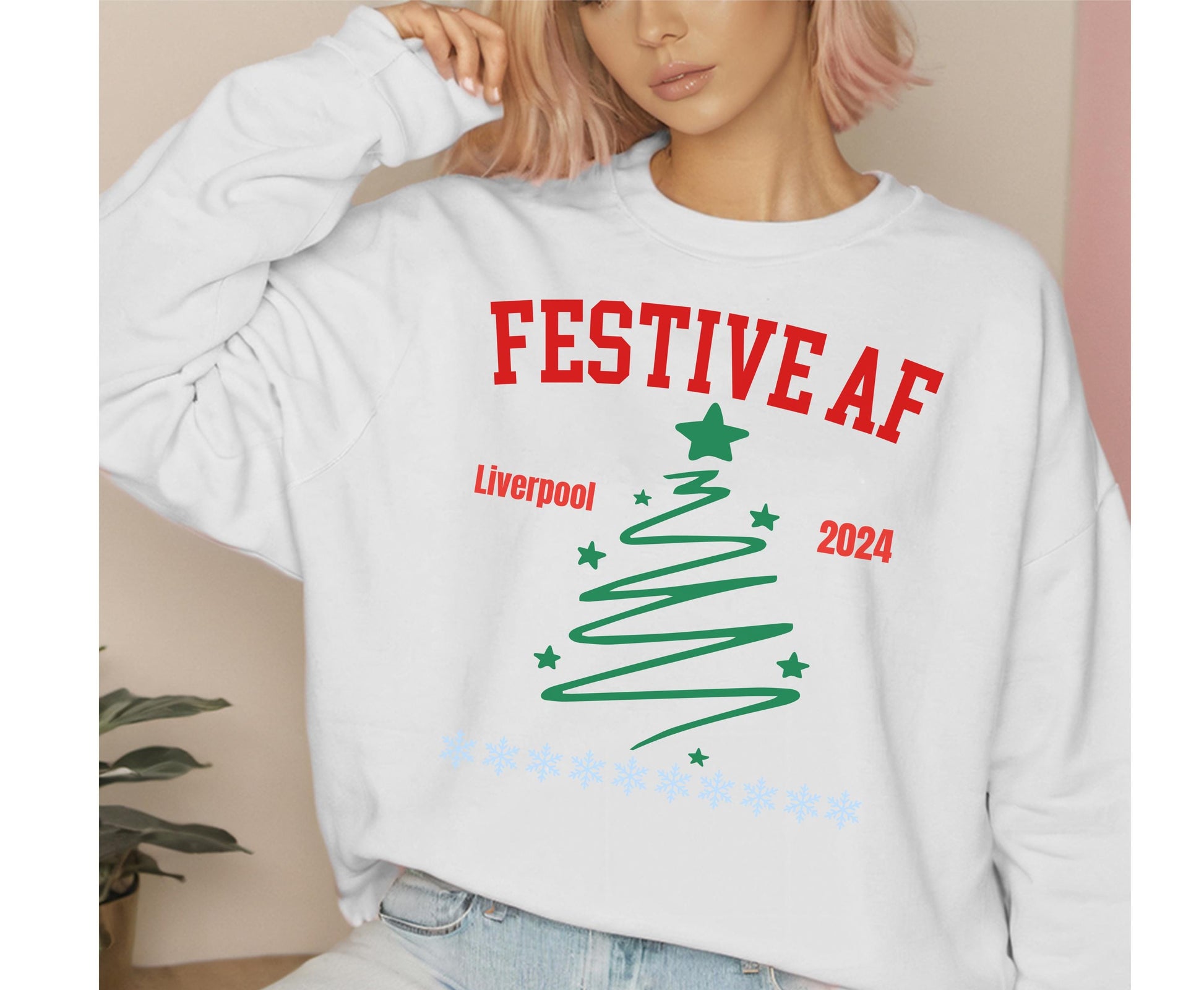 Custom Location Christmas Winter Crewneck tshirt sweatshirt for men women