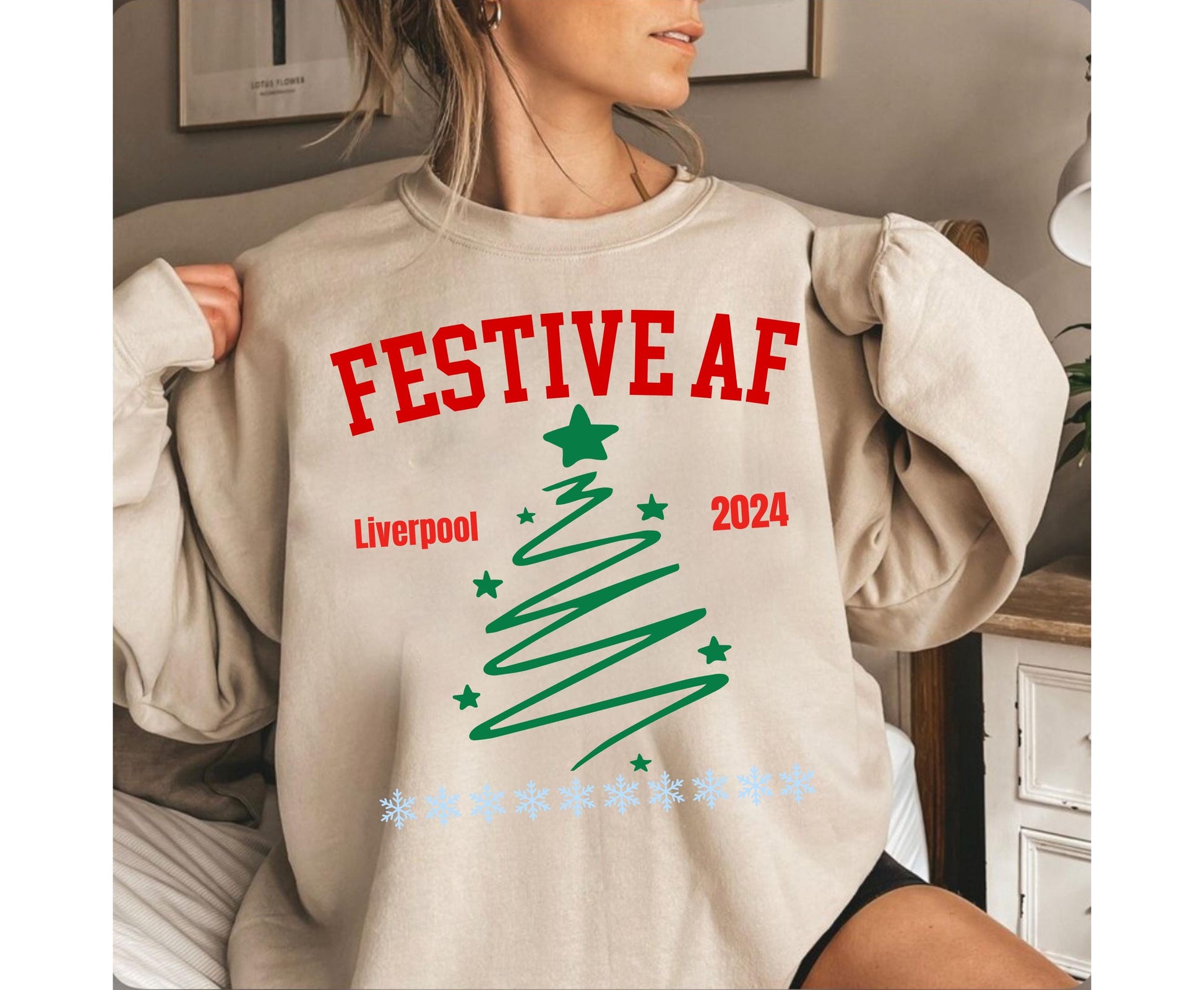 Custom Location Christmas Winter Crewneck tshirt sweatshirt for men women