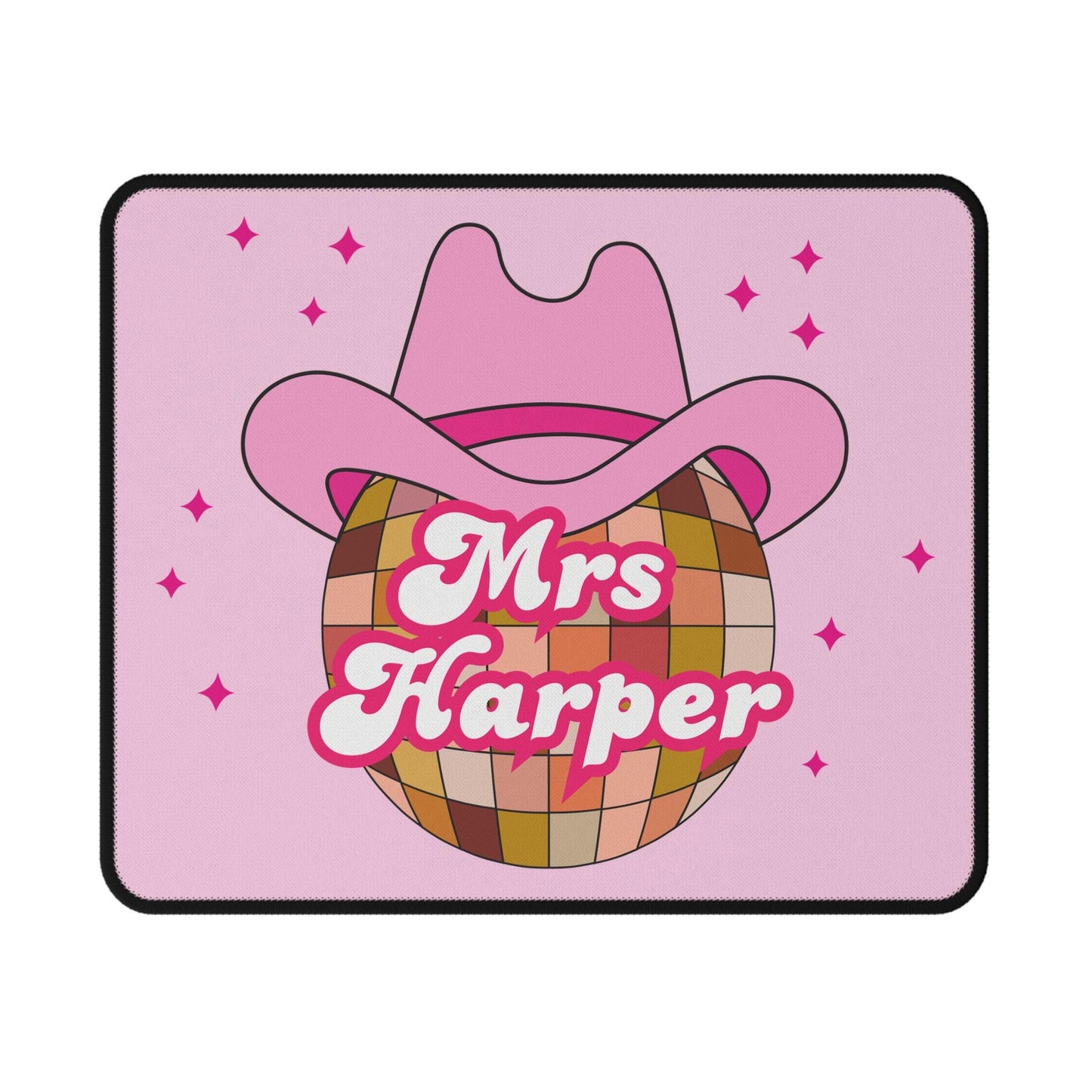 Custom Mrs Cowgirl Disco Mouse Pad gifts for Bride-to-Be Future Mrs Engaged gift Anniversary Gift for her Western Country Wife Birthday Gift