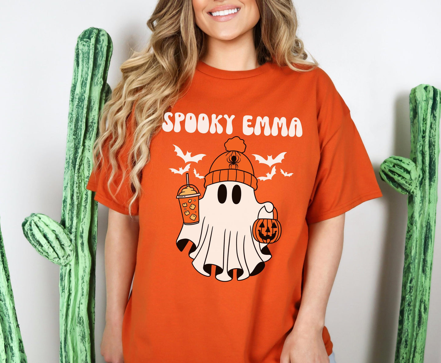 Custom SPOOKY FAMILY HALLOWEEN Shirt for Men Women Boy Girl Family Best Friend Matching Tee Shirts Personalized Couple Halloween Shirts