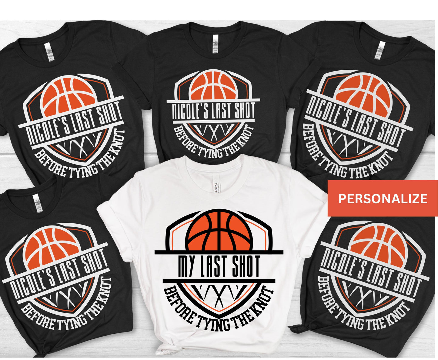 Basketball Bachelorette Hen Party T-Shirts Sweatshirts Tanks for Men Women - Basketball Themed Wedding Gift