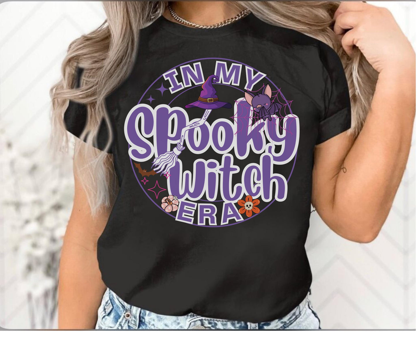 Spooky Witch Era Halloween Shirt for Men Women - Witch Themed Tops and Gifts