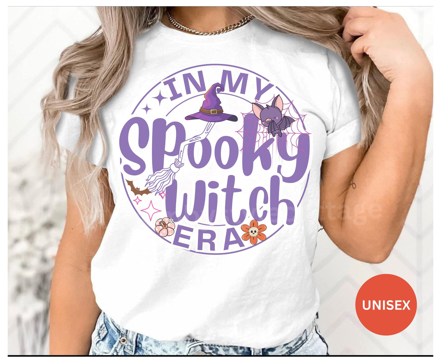 In my spooky witch era retro crewneck sweatshirt tshirt Hoodie option for halloween gifts for women gifts for her