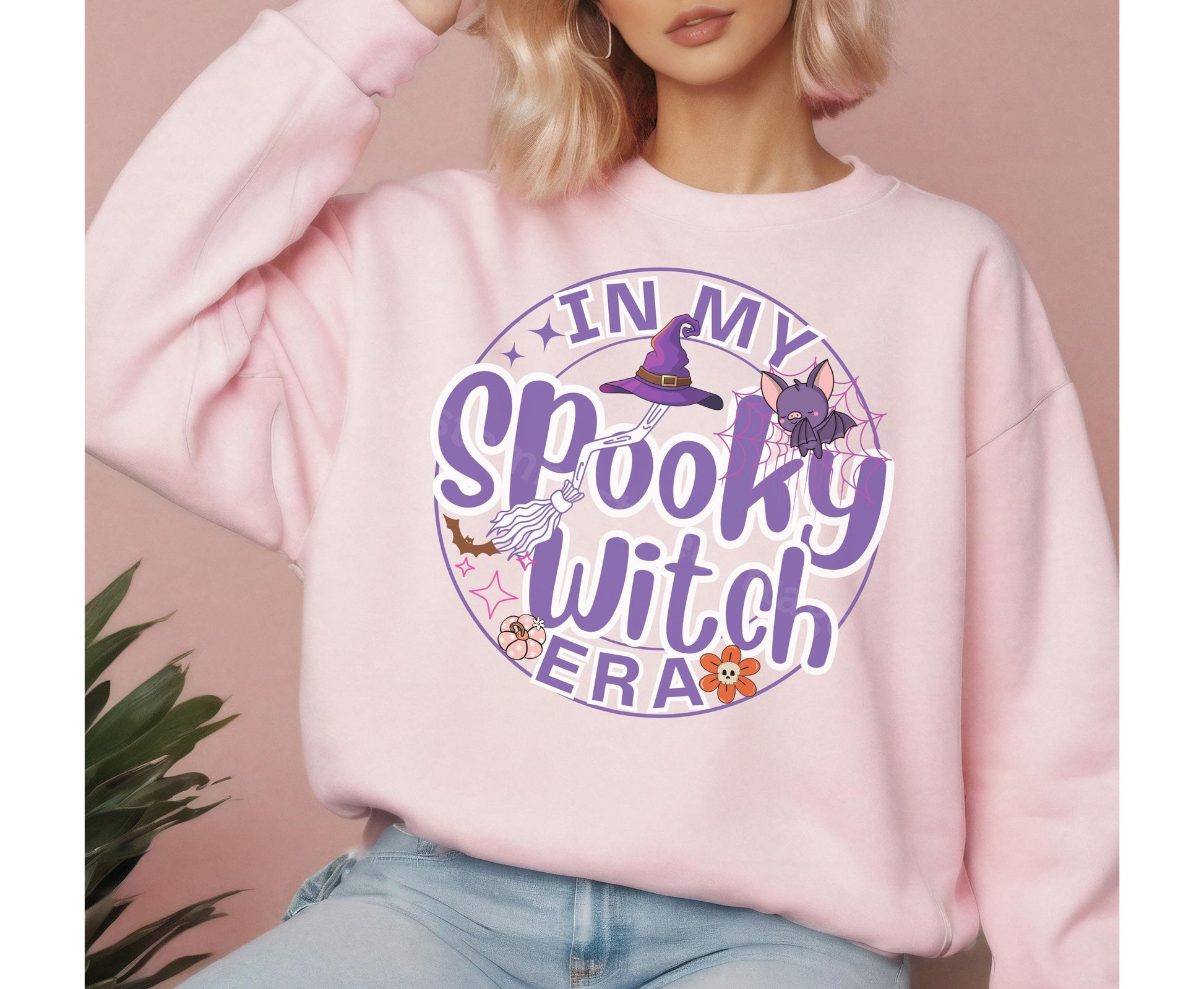 In my spooky witch era retro crewneck sweatshirt tshirt Hoodie option for halloween gifts for women gifts for her