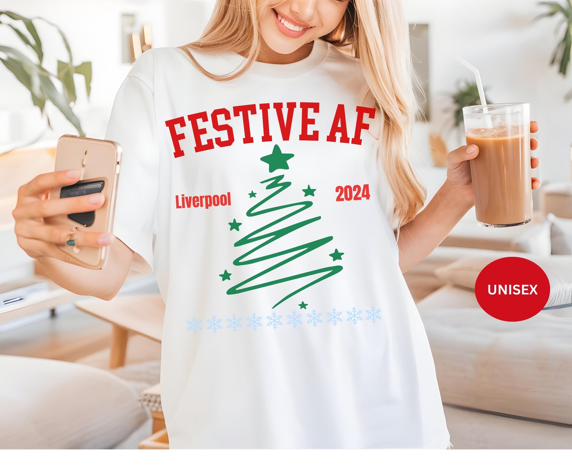 Custom Location Christmas Winter Crewneck tshirt sweatshirt for men women