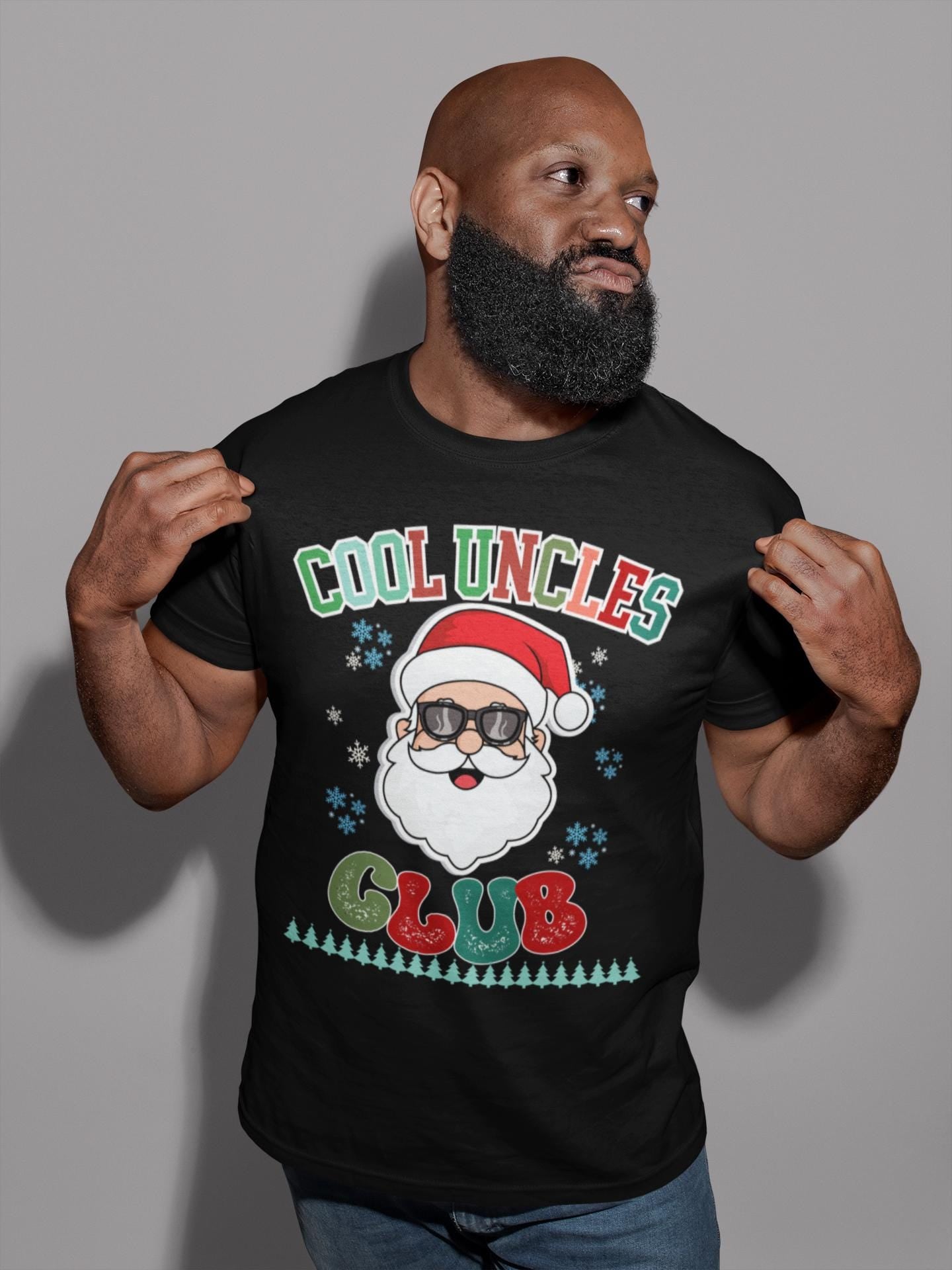 Uncle Christmas Tshirt Sweatshirt Cool Uncles Club Xmas Gift Hoodie