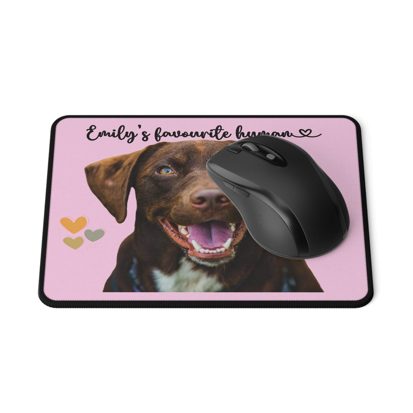 Custom Non-Slip Mouse Pad with Pet Photo | Personalized Gift for Dog Cat Owners Ideal for Birthdays, Christmas, Mother's Father's Day, Women