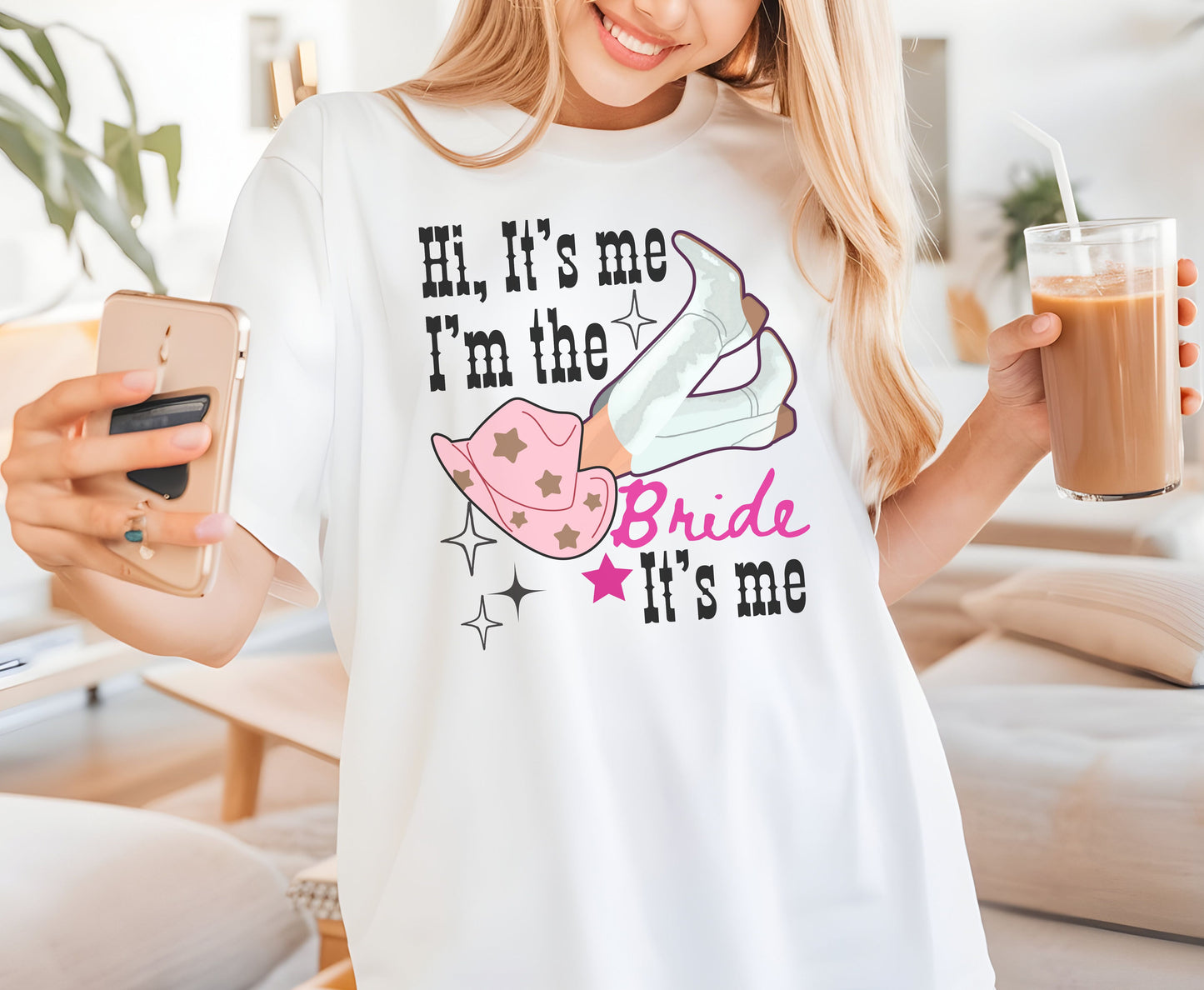 It's me Hi Bride Party Custom Last Rodeo Country Unisex Sweatshirt Tshirt
