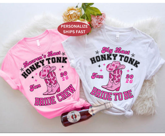 Hen Do Western Junggesellinnenabschied Shirt - Last Rodeo Cowgirl Brautpullover