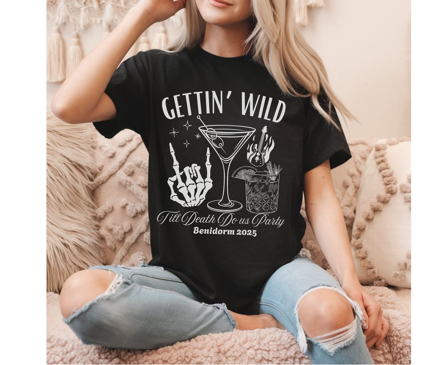 Custom Rock N Roll Bachelorette Shirts Tank Tops