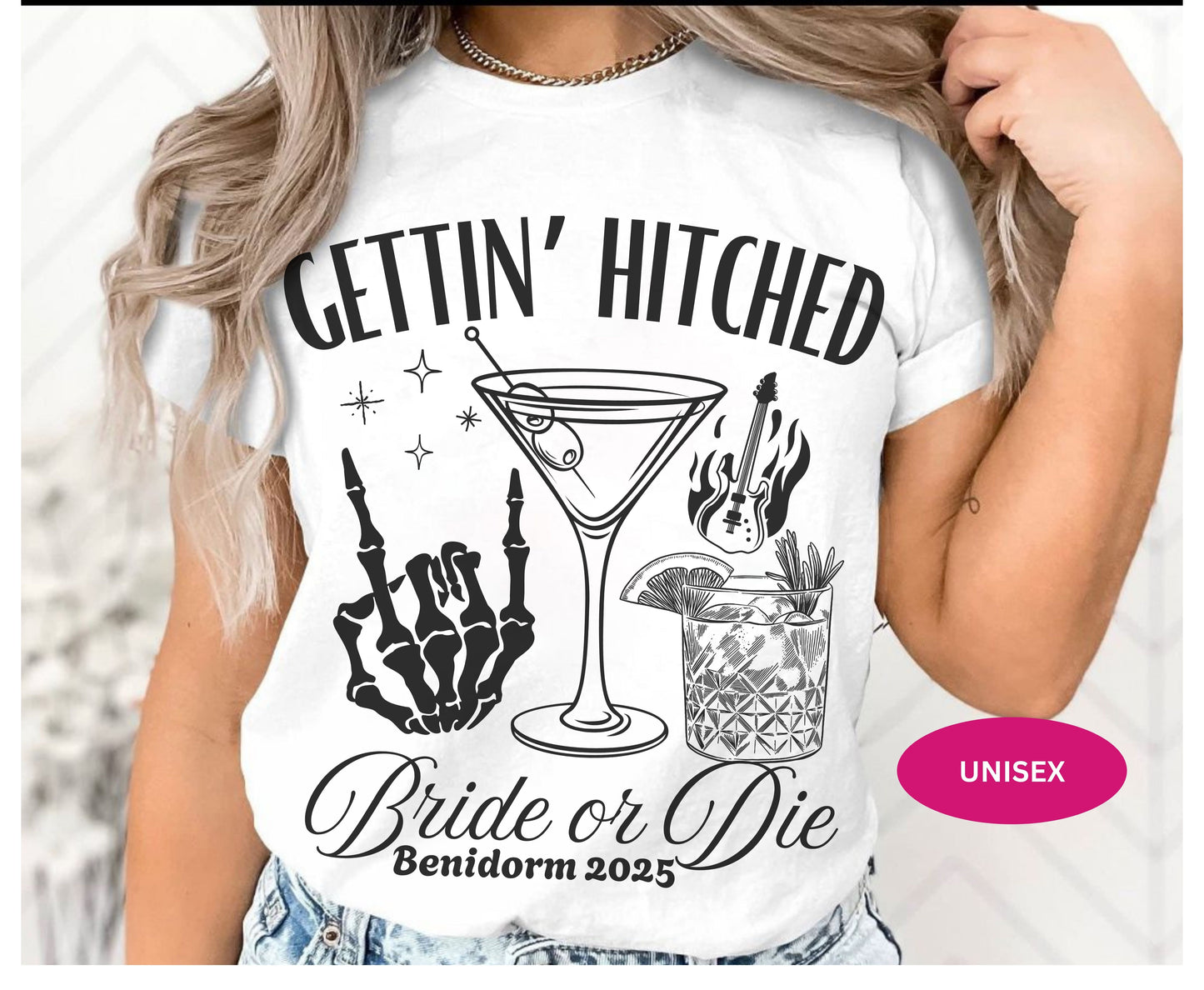 Custom Rock N Roll Bachelorette Shirts Tank Tops