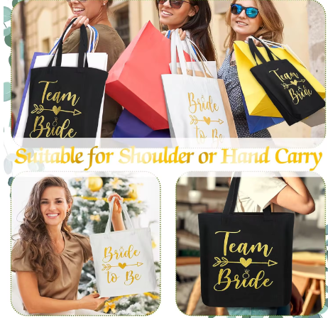 Custom Tote Bags Gifts for Bachelorette Hen Party Gifts