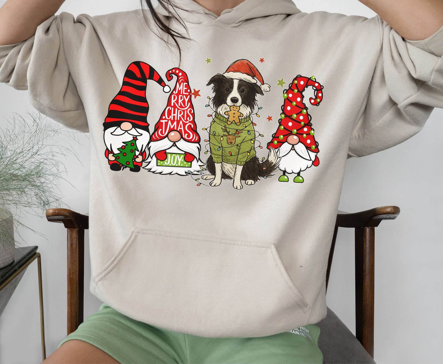 Border Collie Dog Breed Christmas Tee Jumper - Border Collie Dog mom dad Xmas Unisex Shirts